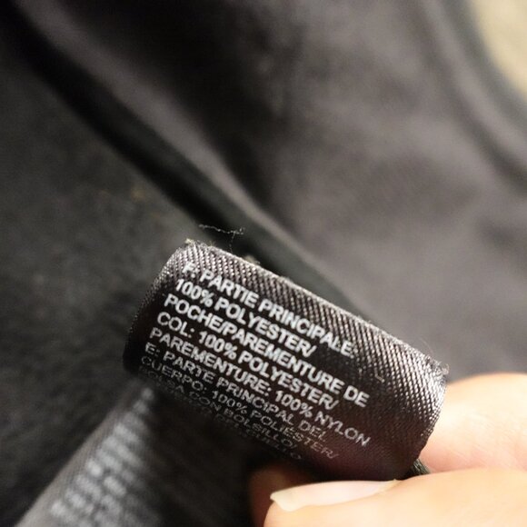 The North Face Zip-In Compatible Fleece-Lined Inner Jacket Men's Medium Black - Picture 5 of 11